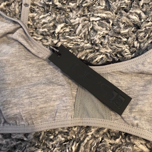 ♥️JOES JEANS GREY BASIC BRALETTE NWT $50 VALUE - Picture 4 of 4